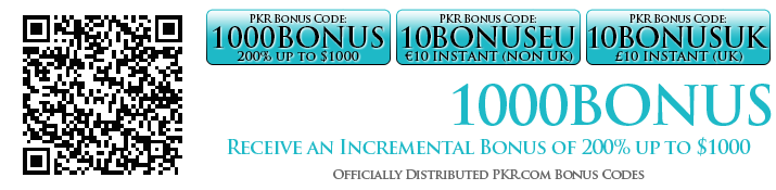 PKR Bonus Codes